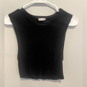 Free People Movement Black Muscle Tank Lightweight Size Large